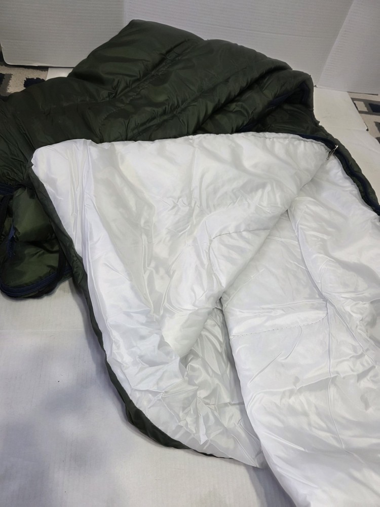 Ozark Trail Sleeping Bag Adult Rectangular 33x77 Olive Green Polyester Fiber