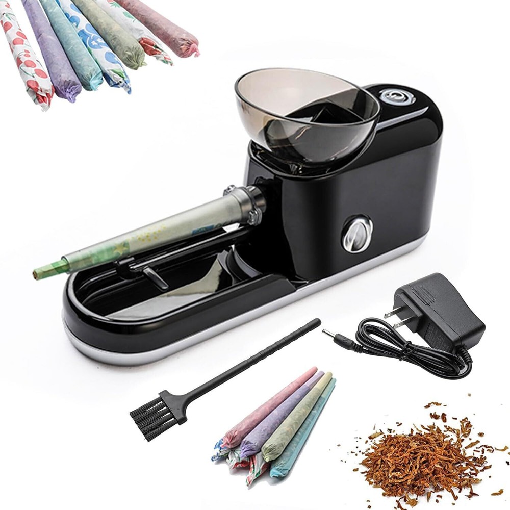 Electric Cones Rolling Machine Automatic Cone Loader Portable Filling Maker USA