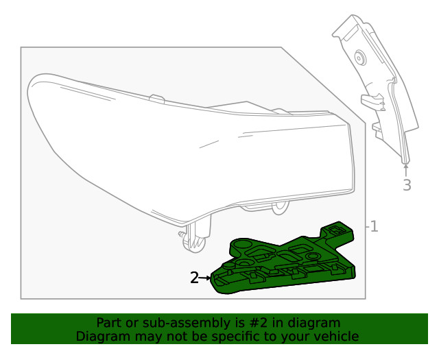 Genuine GM Lower Bracket 26451403