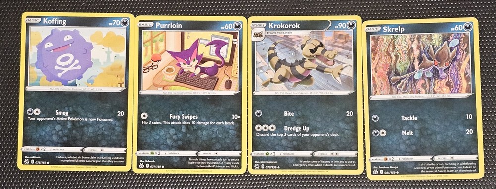 NM Crown Zenith Complete Common and Uncommon Set - 71 Cards