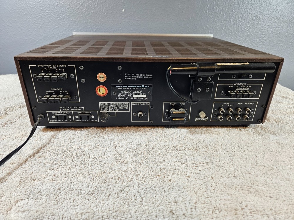 Marantz 2230 Stereo Receiver- Hear It Play!