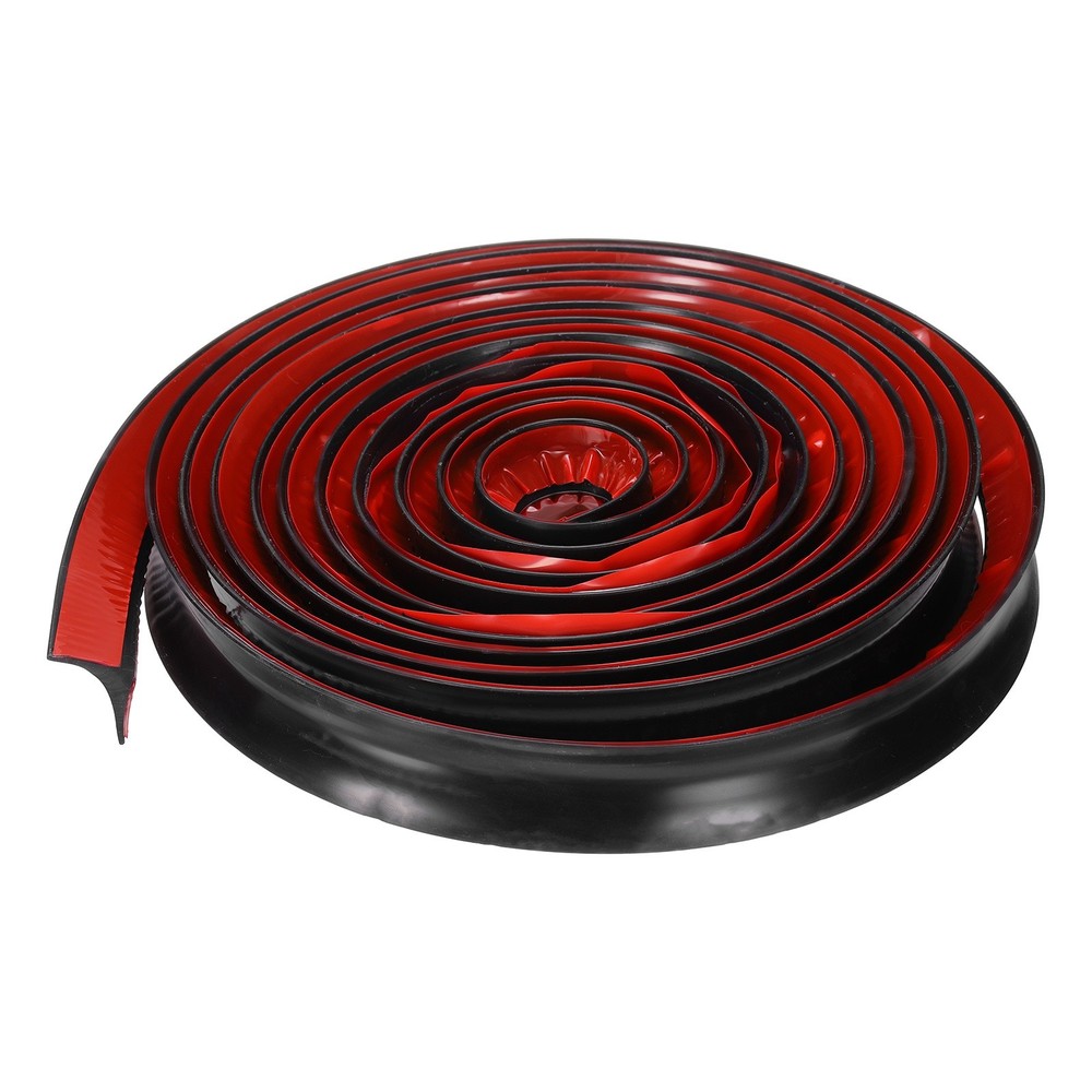 Quarter Round Molding, 79" Self Adhesive Trim Molding, Black