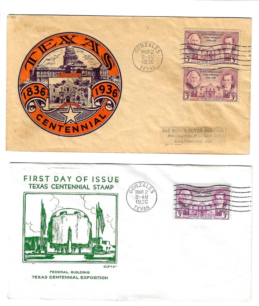 FDC's   776-13, 776-37--  Texas