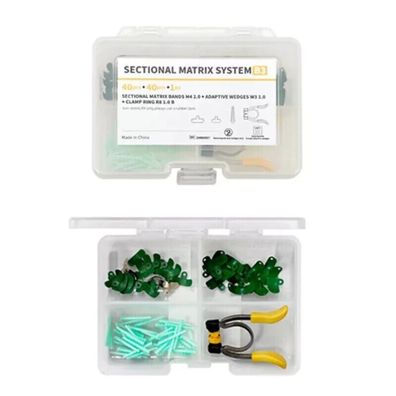 Dental Adaptive Wedges Paediatric Sectional Matrix System Kit B3 Ring Instrument