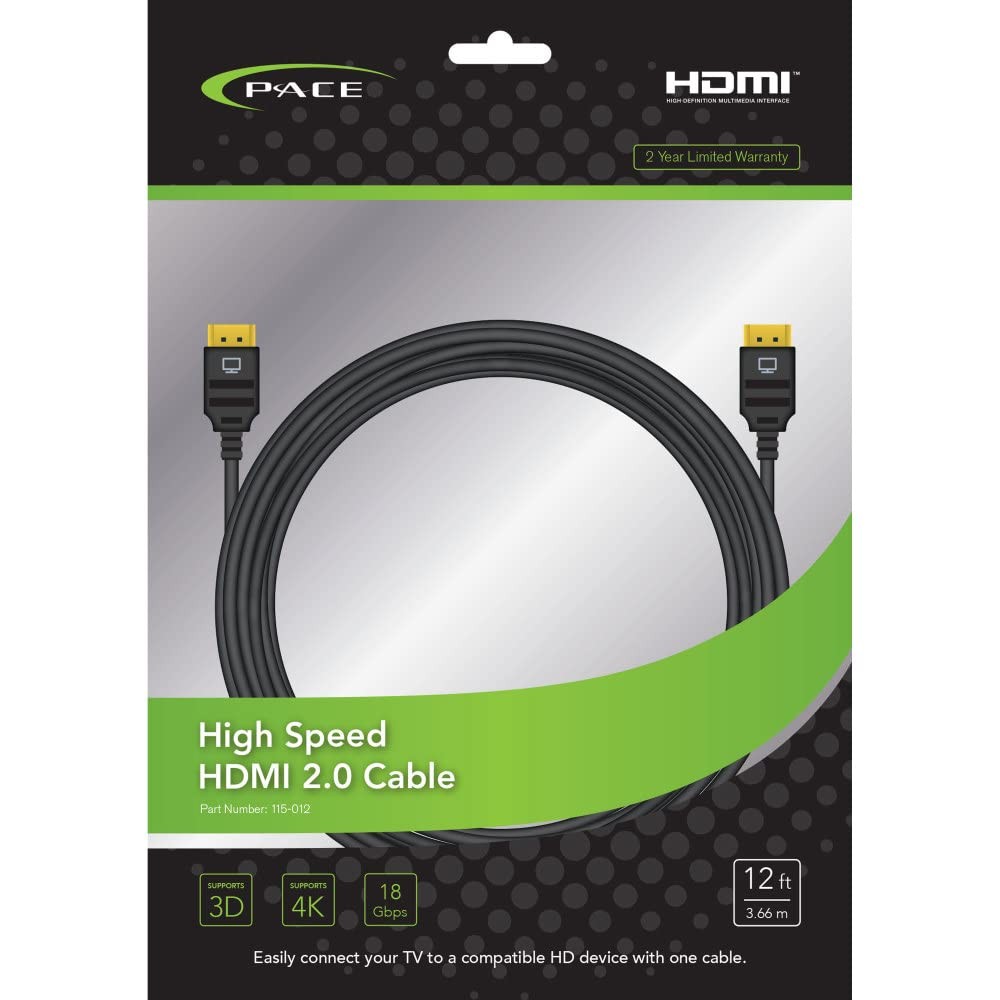 Pace 115-012 HDMI Cable, 12'