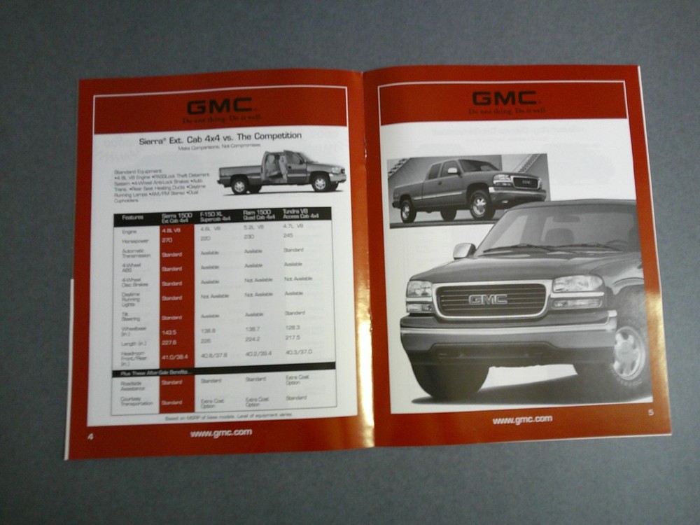 2000 GMC Sales Catalog