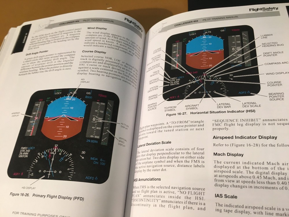 Bombardier Challenger CL-604 Pilot Training Manual