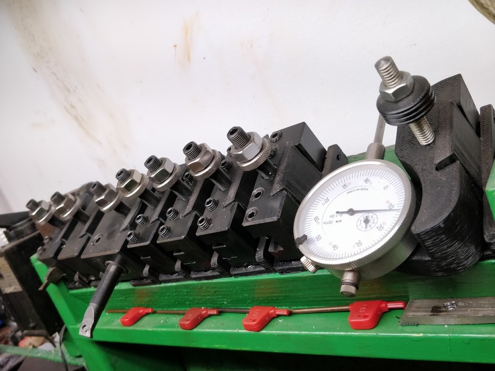 Organizer for CXA series Lathe Quick Change Tool Holders x6 pack -Black