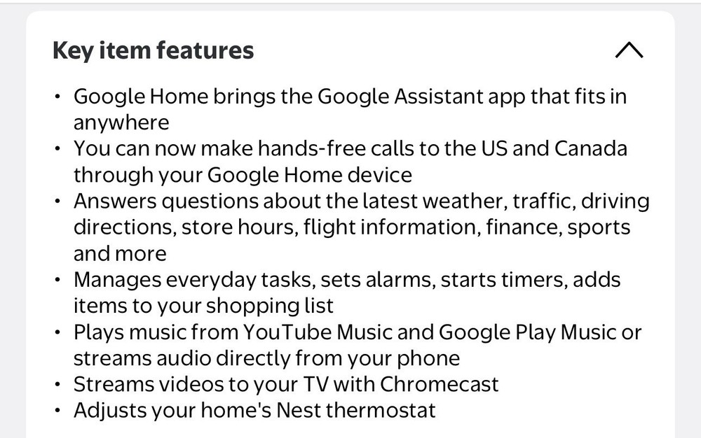 Google Home Smart Assistant - White Slate (US)