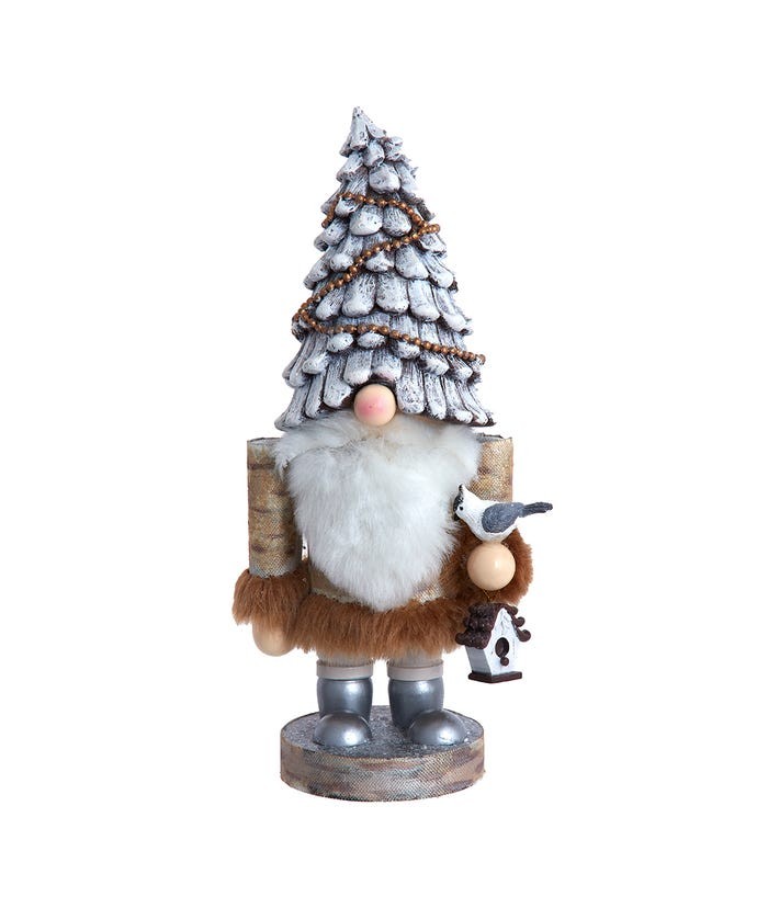 10" Rustic Glam Gnome Nutcracker F2254 w