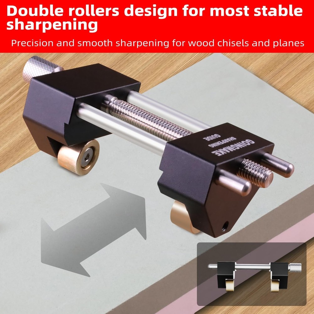 Honing Guide System Chisel Sharpening Kit for Woodworking Chisels and Planes ...