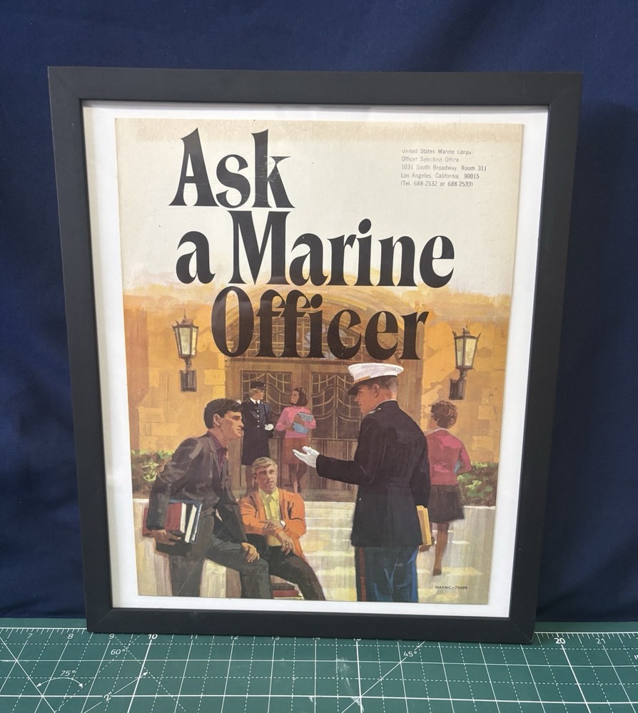 Vietnam War USMC Officer Recruiting Advertisement