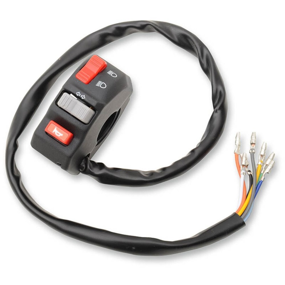 Emgo Universal Left-Side Handlebar Switch - 46-68734