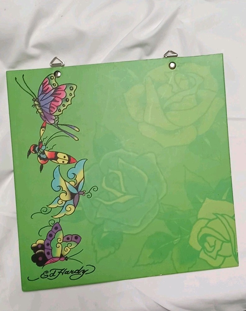 Ed Hardy Studio 18  Wall Board PRE-OWNED 10"×10".   Gift