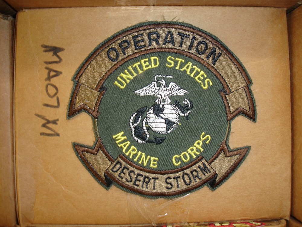 Marine Corps Deset Storm Patch large