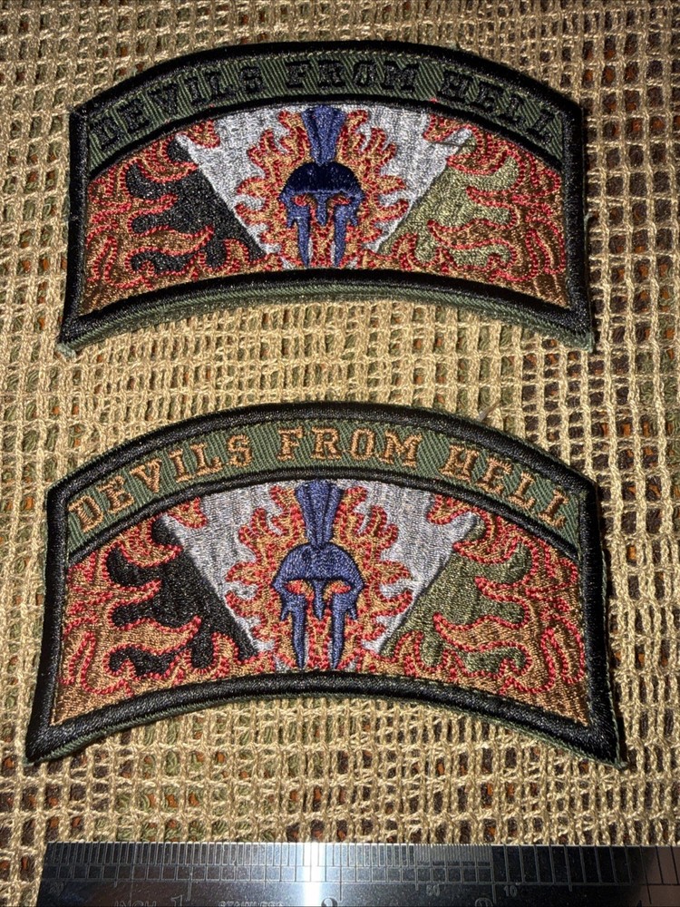 French Foreign Legion Devils From Hell Commando Afgan War Patch