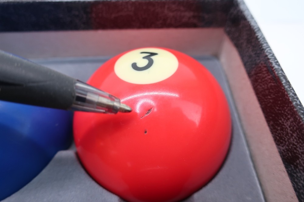 Billard 2 1/4" Pool Table Ball Complete Mixed Set - Please Read