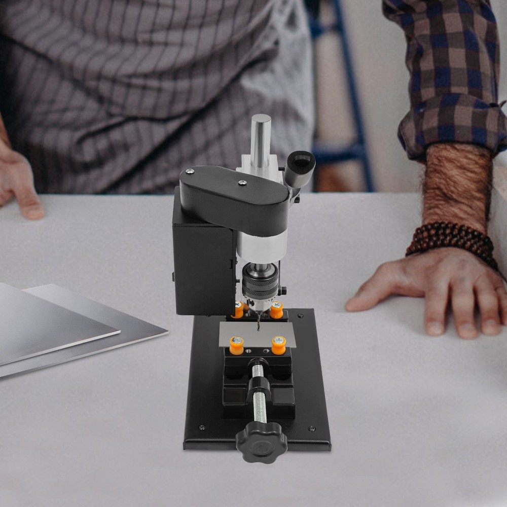 Power Bench Drill, Mini Drill Press, Adjustable Speed Electric Drilling Machine
