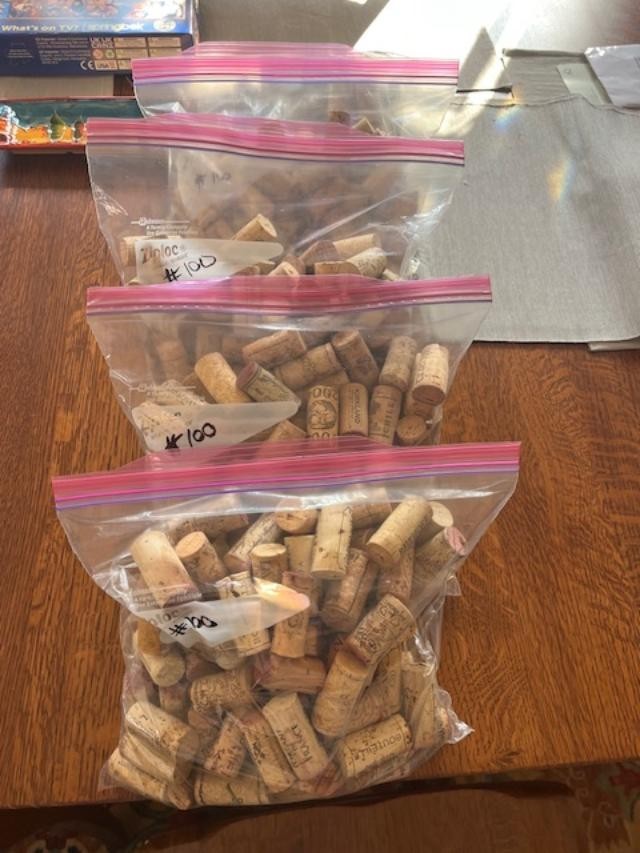 Used Wine and Champagne Corks