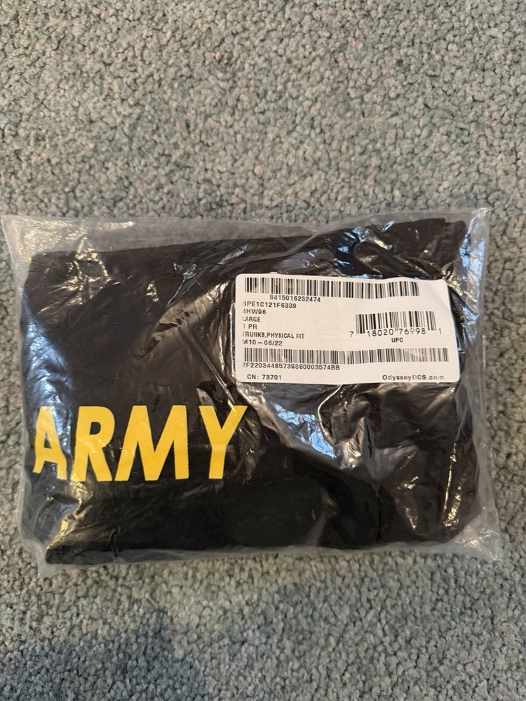 U.S. Army PT Shorts Large
