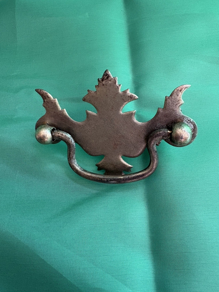 Brass Plated Antique Hardware Colonial Chippendale drawer pull 2.5" Center (1)