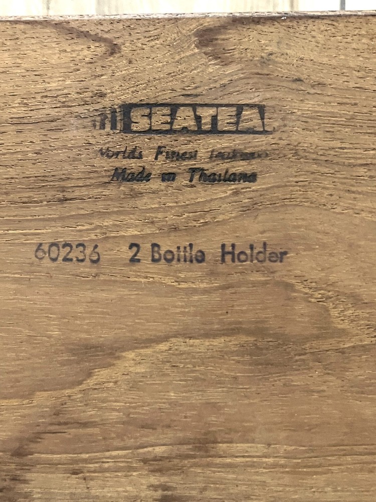 Teak 2 Bottle Holder Seateak 60236