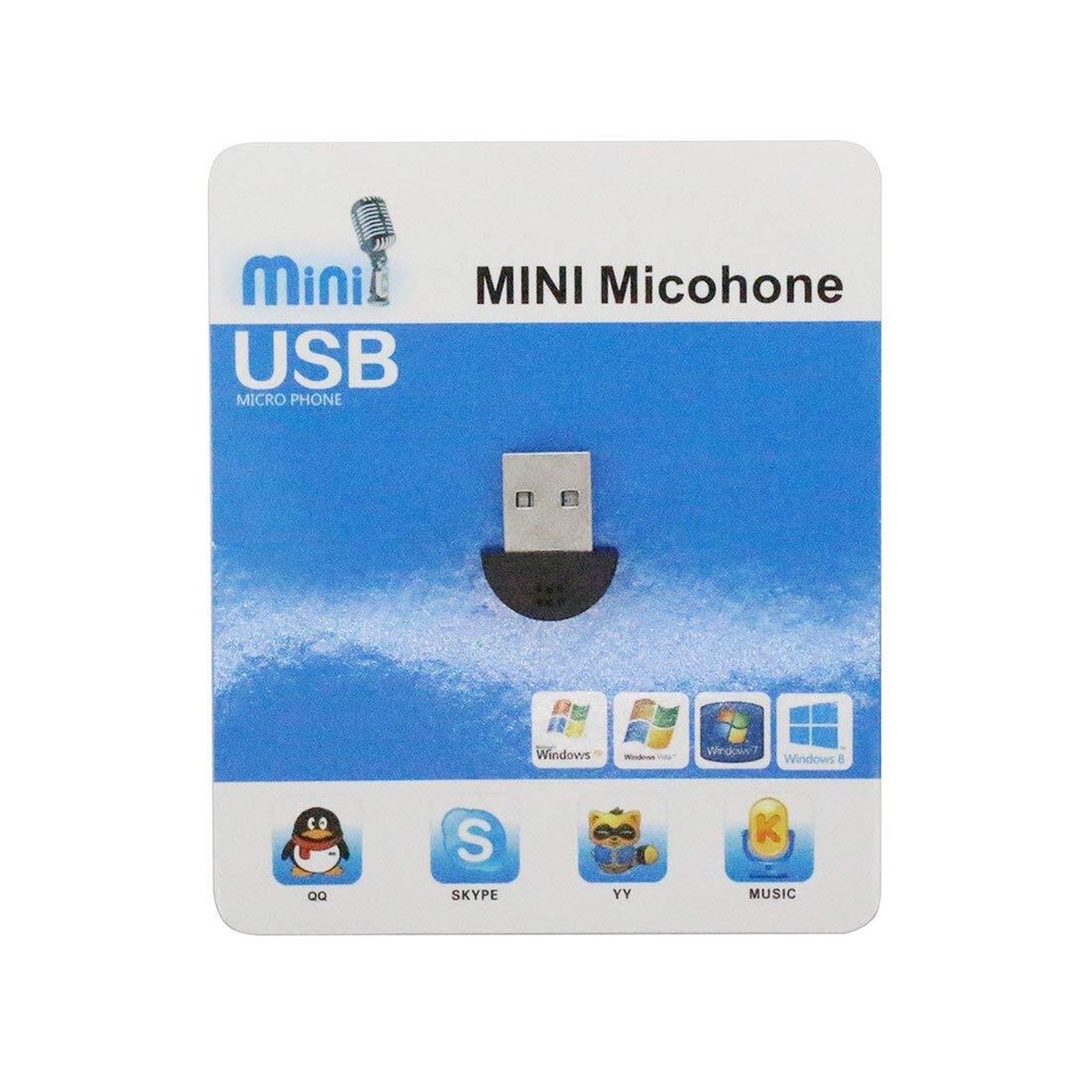 Mini USB Microphone for Chat Skype Microphone Desktop Microphone/Laptop PC Mi...