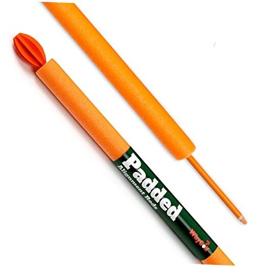 Padded Golf Alignment Rods - Golf Alignment Sticks with Protective Padding,