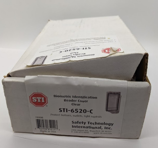 STI STI-6520-C Bio Protector Identification Reader Cover, Clear