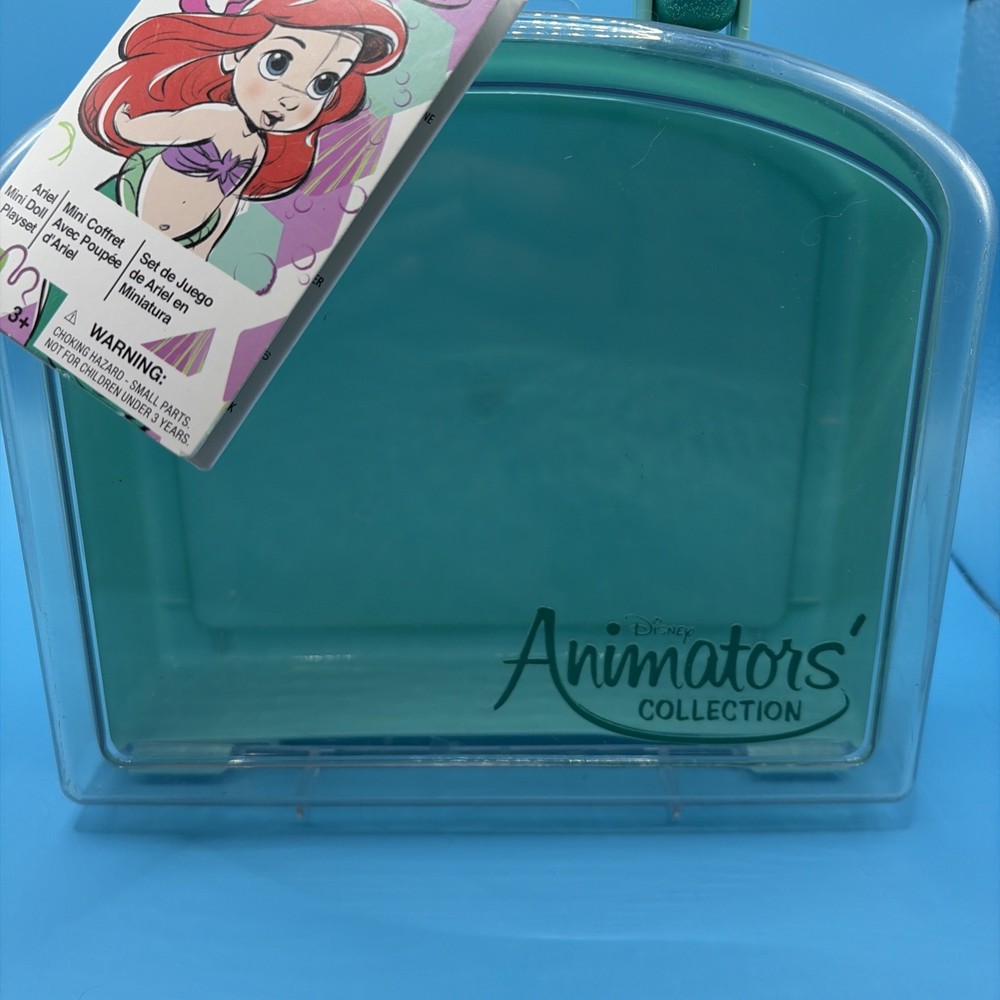 Disney Animator’s Collection Ariel Carry Case Storage Empty Mini Doll Trunk