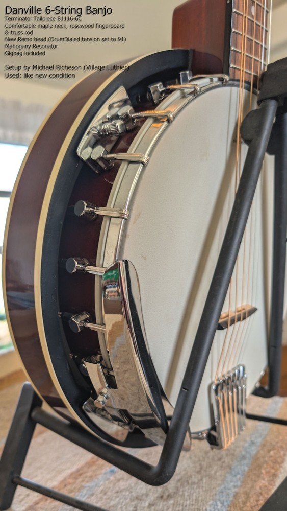 Danville 6-String Banjo