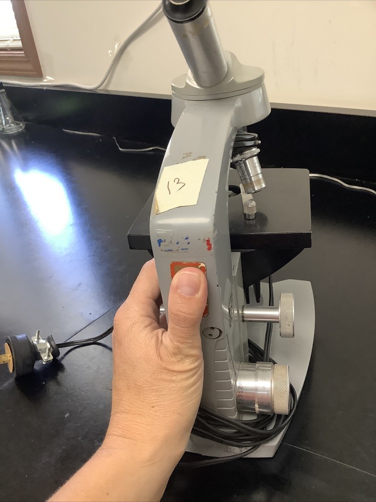 American Optical AO Spencer Microscope w/ 3 Objective Lens