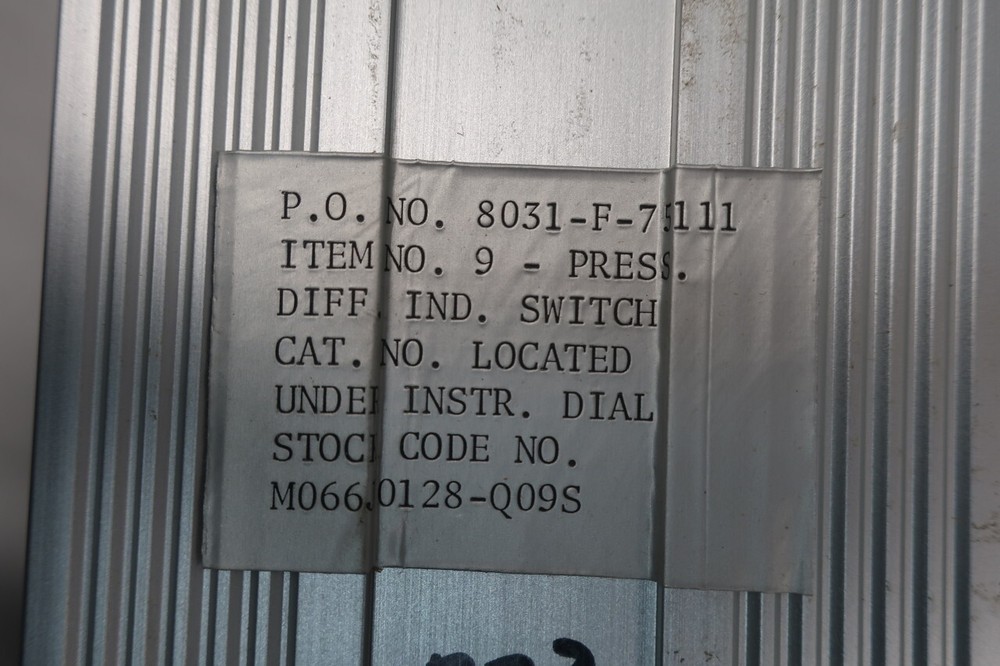 Mcc Powers 8031-F-75111 Pneumatic Controller 0-10in-h2o