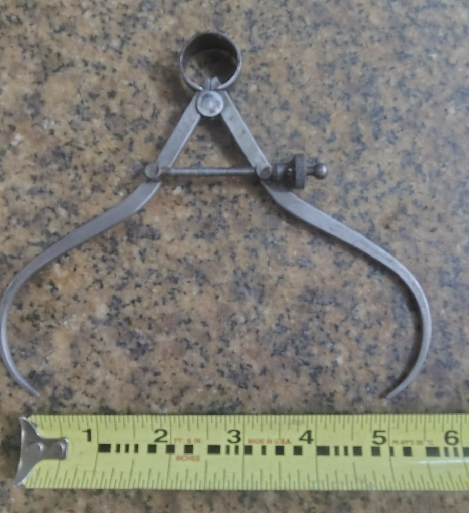 🗽 VINTAGE UNION TOOL 5" OD CALIPER