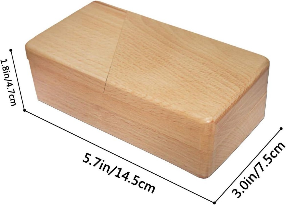 Impossible Puzzle Box, 3D Brain Teaser Secret Gift Box, Wood Magic Box