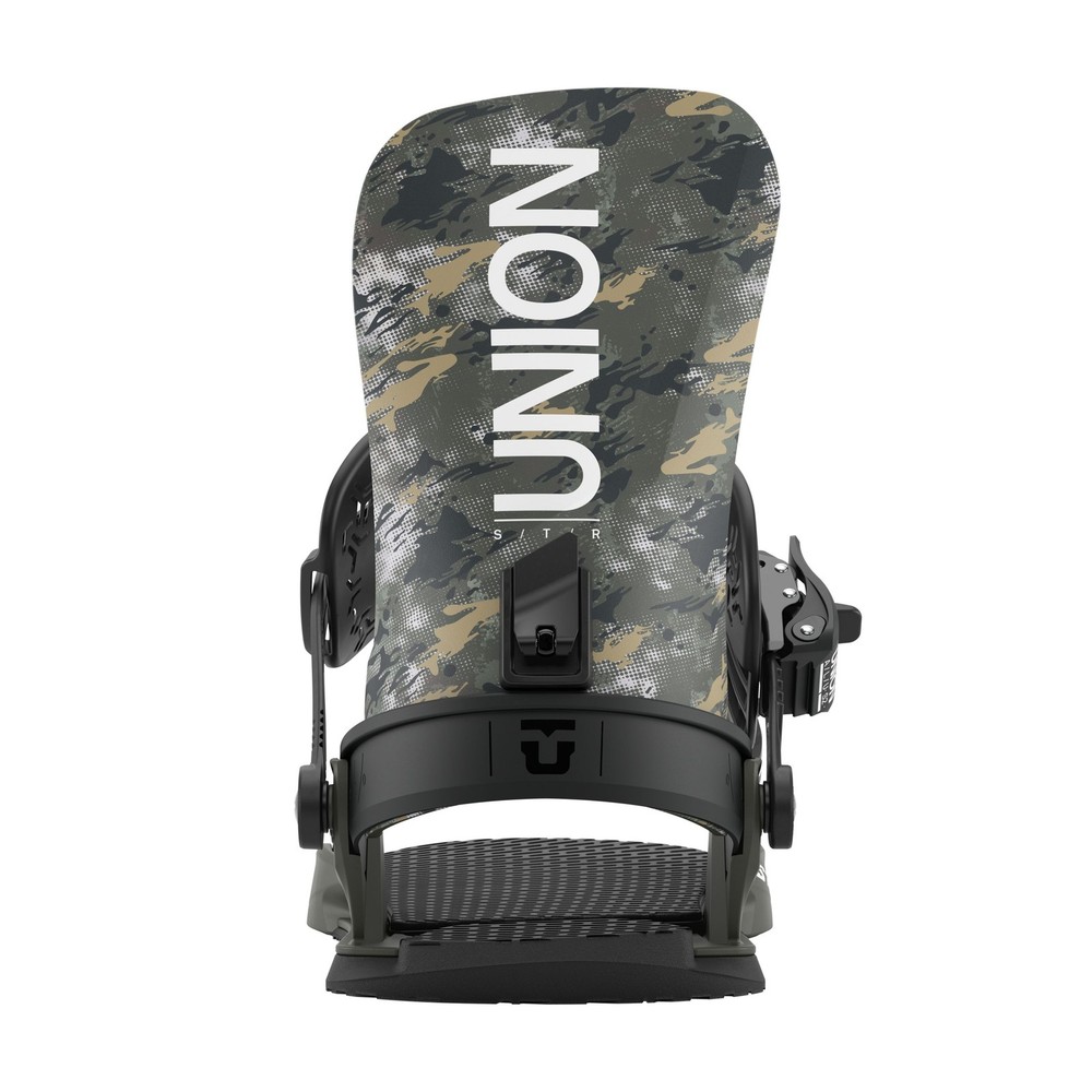 Union STR Men's Snowboard Bindings, Camo, Medium MY26