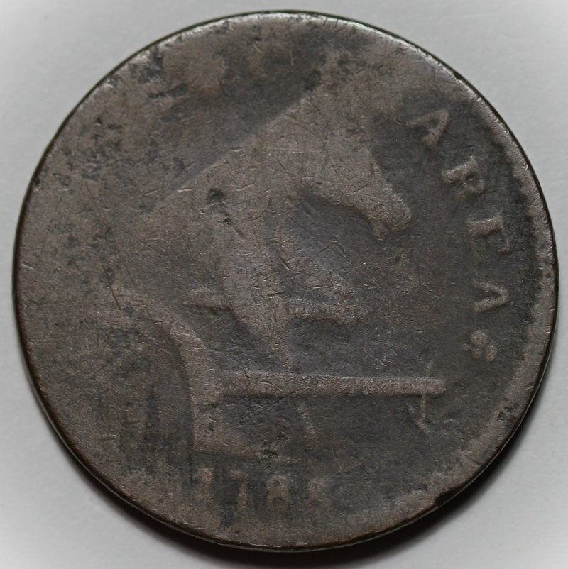 1788 New Jersey Copper Colonial - Running Fox
