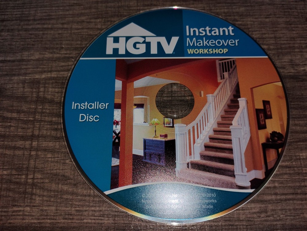HGTV Instant Makeover Workshop PC CD-ROM 2010 Nova Development Windows XP/Vista7