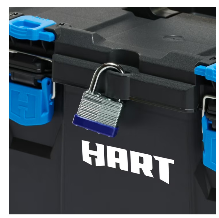 HART Stack System, Mobile Tool Storage and Organization, Black Blue