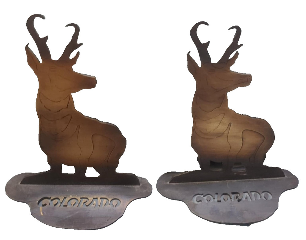 steel Colorado book ends antelope?!!!!