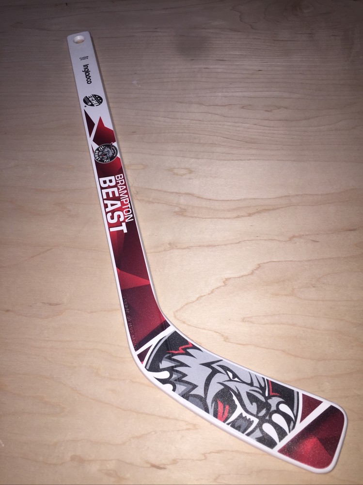 New ECHL Brampton Beast MINI HOCKEY STICK