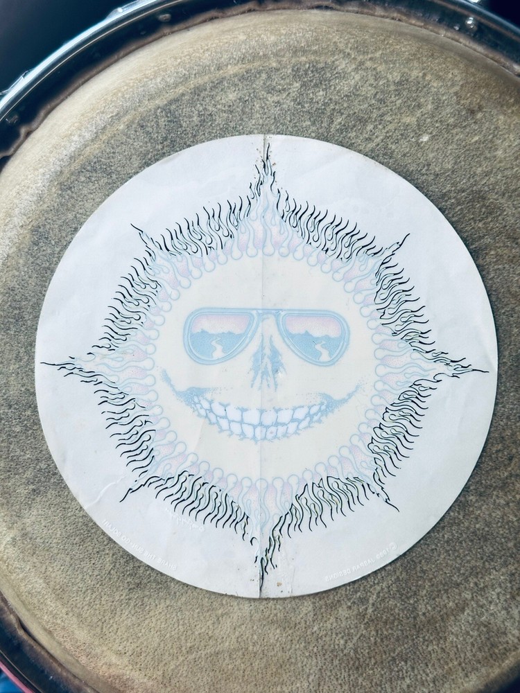 (2) Original Authentic 1988 Grateful Dead Moon / Sun Window Stickers