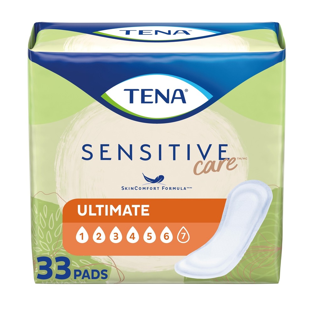 TENA Incontinent Pad 16" L Regular Length 99 Ct