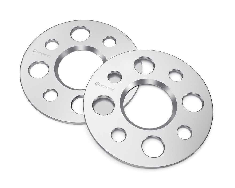 2pcs 5mm Hubcentric 4x114.3 Wheel Spacers (66.1mm bore) 4 inches, silver