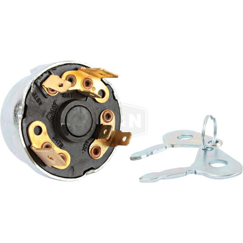 Ignition Switch for Massey Ferguson, Belarus, Pheon - Includes 2 Keys