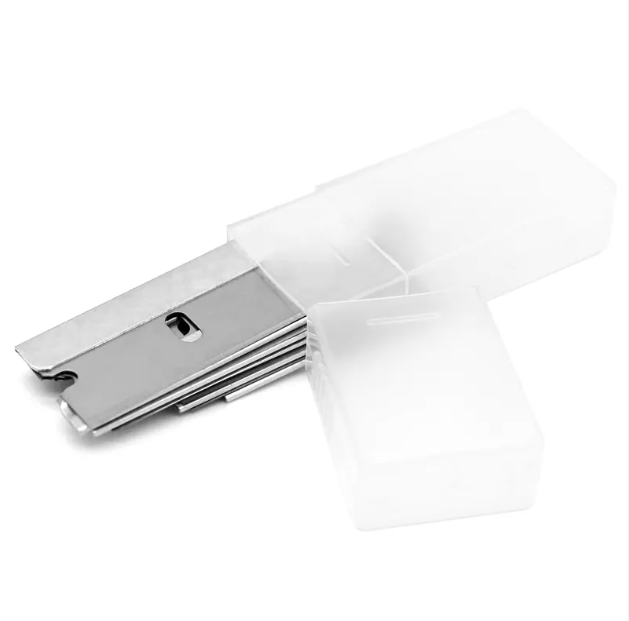 JAAGS 2pc Metal Plastic Single Double Edge Razor Blade Glue Scraper Tool Set