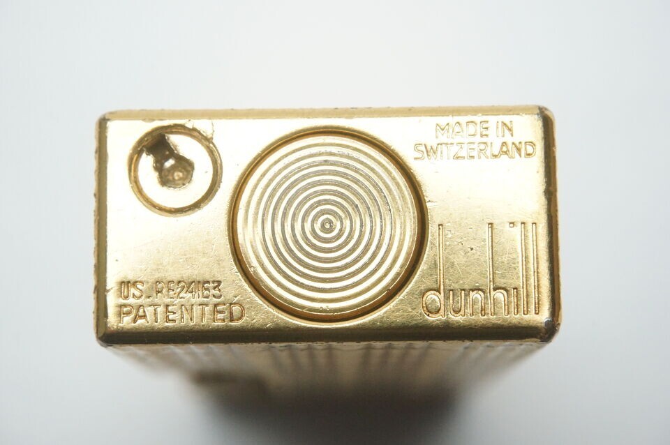 Dunhill Lighter Rollagas Gold Vintage Mint Condition Working