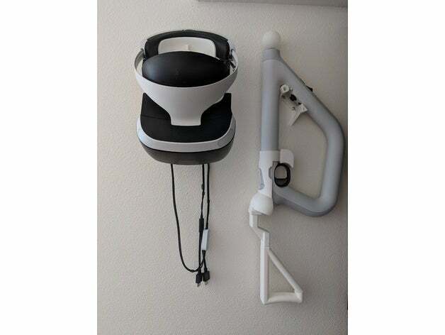 PSVR Headset Wall Mount Twitch Streamer Room