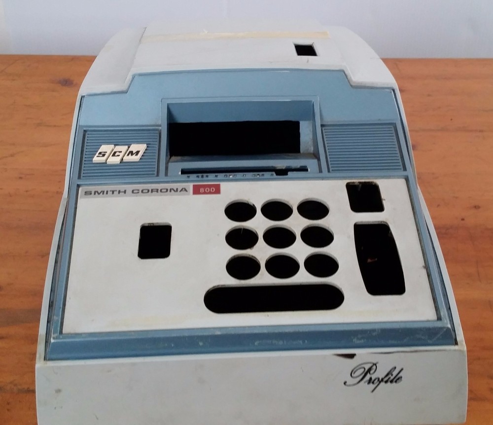 Vintage Smith Corona Model 800 Electric Adding Machine Plastic Outer Cover Case