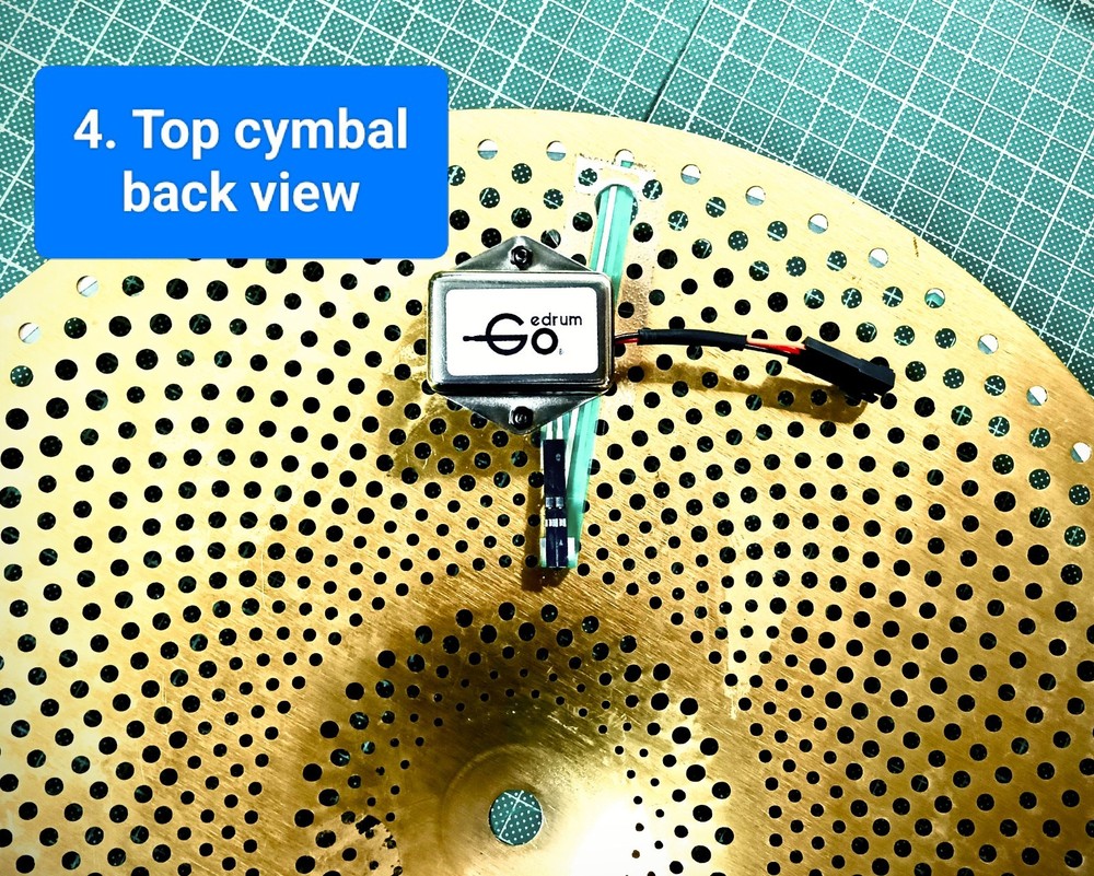 Goedrum 2-Piece Hi-Hat DIY Package With bottom cup